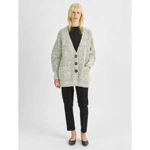 Isabel Marant Favian Alpaca Grandpa Oversized Cozy Chunky Knit Cardigan